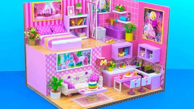 设计可爱公主娃娃屋-设计梦幻公主娃娃屋