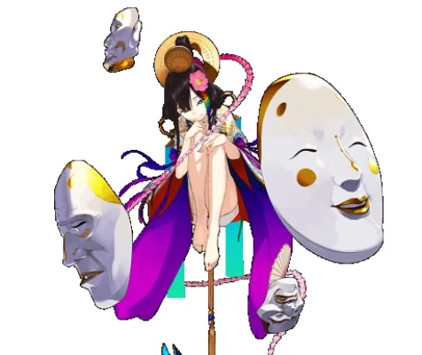 觉醒前头上没有面具的式神-觉醒前无面式神