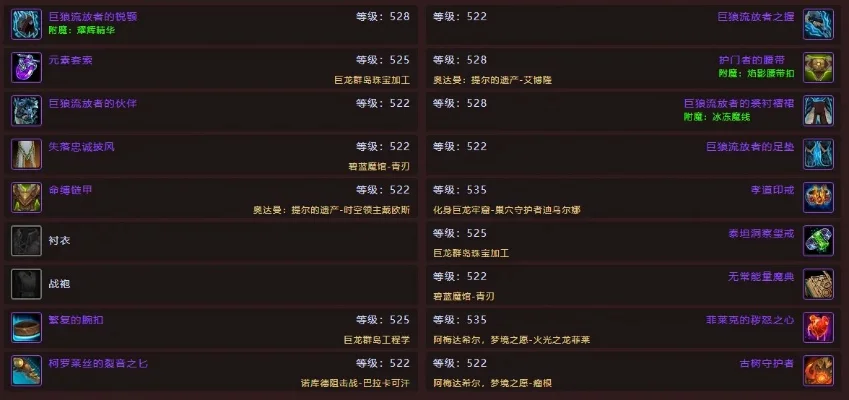 魔兽世界怀旧服奶萨毕业装备分享-奶萨毕业装备搭配